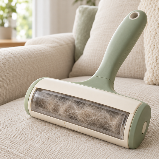 AI-generated illustration of Reusable Fur Removal Roller; props not included